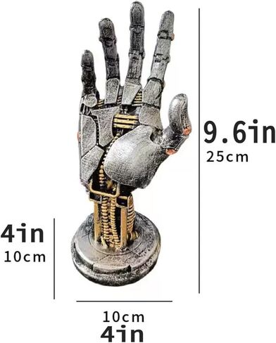 يد Cyberpunk Silverhand Mechanical Hand ، حامل وحدة تحكم الألعاب Stand Steam Steampunk Modern Decor Decor Decor in Kuwait