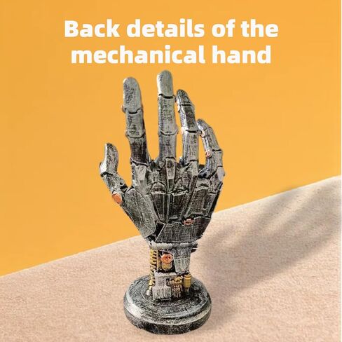 يد Cyberpunk Silverhand Mechanical Hand ، حامل وحدة تحكم الألعاب Stand Steam Steampunk Modern Decor Decor Decor in Kuwait