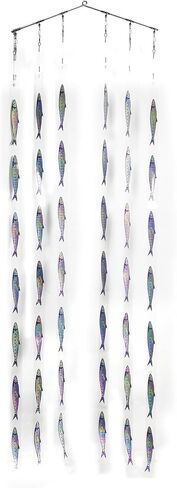 Rigged Teaser Strips, Game Fishing Dredge Teaser, Sardin Ribbon Strip Set 4/6 with 7 Sardine Fish Each in Saudi Arabia