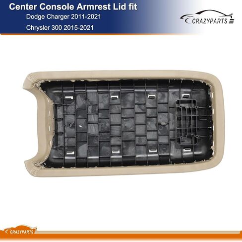 CRAZYPARTS Center Console Armrest Lid fit Dodge Charger 2011-2021 Chrysler 300 2015-2021 Replaces# 1VT06DX9AI 1VT06DX9AH 1VT06DX9AG 1VT06DX9AF 1VT06DX9AE Black in Saudi Arabia