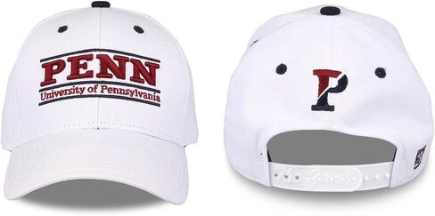 NCAA Pennsylvania Quakers Unisex NCAA The Game bar Design Hat, White, Adjustable in Saudi Arabia