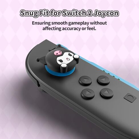 أغطية قبضة الإبهام متوافقة مع Nintendo Switch 2 ، قبعات قبضة عصا التحكم السيليكون للمفتاح 2025 ، 4pcs in Kuwait
