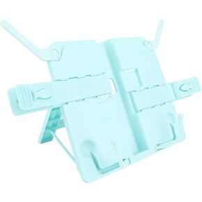 Book Stand for Reading, Adjustable Angle Kids Student Reading Stand, Adjustable Reading Rack with Tablet Stand, Easy to Clean ABS Material
