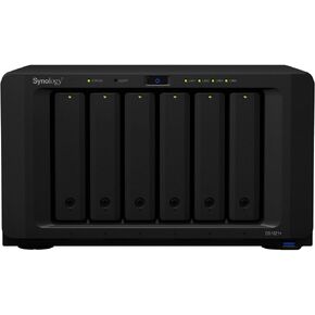 Synology DiskStatoin DS1621+ NAS Server for Business with Ryzen 2.2GHz CPU, 32GB Memory, 48TB HDD Storage, 2 x 1GbE LAN Ports, DSM Operating System
