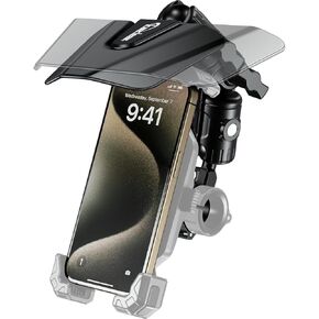 Motorcycle Sun Visor, Smartphone Holder, Mobile Phone Holder, Vertical/Horizontal Types, Motorcycle, Scooter, Bicycle, Handlebar Mount Sun Visor KDR-V2