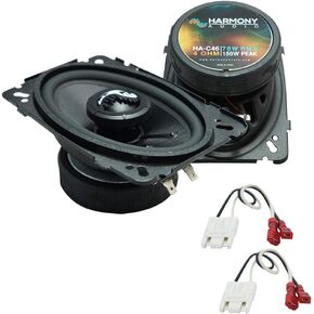 Harmony Audio Compatible with Chevy S-10 Pickup 1994-2001 Front Dash Premium Speaker Replacement HA-C46 New