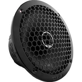 DS18 PRO-ZT6 6.5-Inch 2 Way Pro Audio Midrange Speakers with Built-in Bullet Tweeter 4-Ohms 450W Max 225W RMS Water Resistant - Black Metal Mesh Grill Included (1 Speaker) (Renewed)