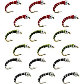 Zebra Midge Nymph Fly - Wet Fly Fishing Flies for Trout, Bluegill, and Other Panfish