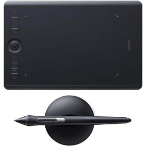 Wacom Intuos Pro Medium Creative Pen Tablet,Black PTH660 - (Renewed)