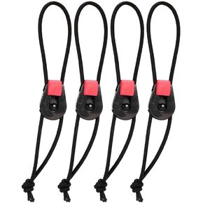 Fishing Rod Wrap Pole Straps, 4PCS Elastic Fishing Tackle Ties Cable Stretchy Fishing Rod Holders for Casting Rods, Spinning and Fly