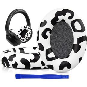 SOULWIT Professional Earpads Cushions Replacement for Sony WH-1000XM3 (WH1000XM3) Over-Ear Headphones, Ear Pads with Softer Protein Leather, Noise Isolation Memory Foam, Added Thickness (Black)