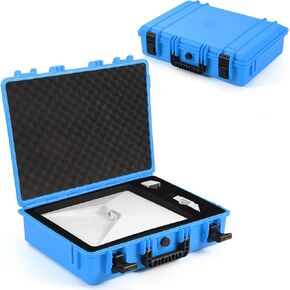 Starlink Mini Case, IP67 Waterproof Hard Travel Case for Starlink Mini Dish Kit & Accessories, Precision Cut Foam Protective Storage with Lock, Outdoor Camping Portable Design (Blue)