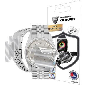 IPG for Rolex Men Datejust Oyster Watch Hydrogel Screen Protector (2 Units) + Clasp Protector (2 Units) Invisible HD Clear Film Anti Scratch Guard-Smooth/Self-Healing for for MenOyster