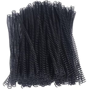 100Pcs Spiral Binding Coils Plastic Dia 9.5mm 3/8in 48 Teeth 4:1 Ratio 75 Sheet Capacity for A4 Paper, Spiral Binding Spines for Office Documents, Engineer Papers, Business (White)