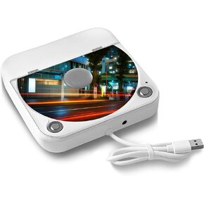 External Portable CD Player for Car, Plug and Play Car CD Player with USB Port AUX Port, Universal USB Player for Vehicle, Laptop, TV, Computer, for Android 4.4 and Above Navigation