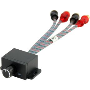Universal CAR Audio Amplified BASS Boost Remote KNOB - Volume Level Control/RCA Type/BCK-1
