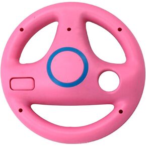 3 Color ABS Steering Wheel for Wii Kart Racing Games Remote Controller Console - Reinly