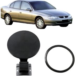 WFLNHB Black Fuel Door Tank Cover Replacement for Commodore VT VX Sedan 1998-2002