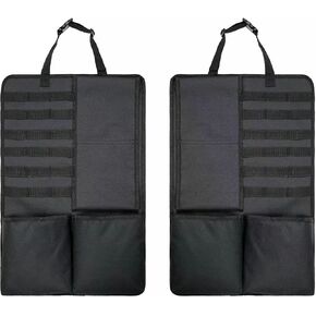 Automatic Seat Back Gun Rack, Gun Sling Bag,Gun Holder Gun Organizer Rack for Rifle Shotgun with Storage Pockets