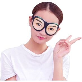 Sinrier.EP ظل العيون المضحك، قناع النوم للنوم - أفضل مساعد للنوم أثناء السفر، ظل العيون للرجال والنساء والأطفال in Kuwait