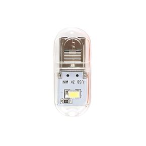 2 أبيض | مصابيح كتاب ميني USAB LED مصابيح USAB المحمولة DC 5V Ultra Bright Reading Lamp for Power Bank Camping PC PCEPORS USAB NIGHT LIGHT