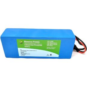 Bioenno Power 12V, 12Ah LFP LiFePO4 Lithium Iron Phosphate Battery (PVC, BLF-1212A)
