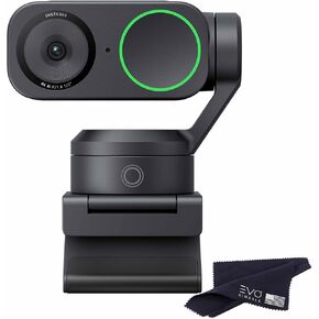 Insta360 Link 2-PTZ 4K Webcam with 1/2" Sensor, AI Tracking, Gesture Control, HDR, Noise-Canceling Mic, Webcam for Laptop, Live Streaming, Gaming