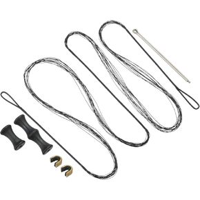 PATIKIL Bow String Replacement, Archery Bowstrings Accessories Bowstring with Finger Guard & Brass Nock Points for Traditional Recurve Longbow