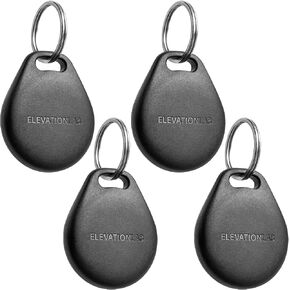 AirTag Keychain Compact (4 Pack) - TagVault™ - The Ultra-Comapct AirTag Case | Minimal, Waterproof, Ultra-Durable | Elevation Lab