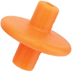 Pine Ridge Archery Slide-On Kisser Button (Pack of 1), Orange, X-Large