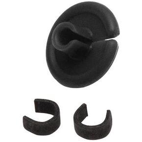 October Mountain Products String Love 2.0 Kisser Button 9/16 in. (25 Pack) Black