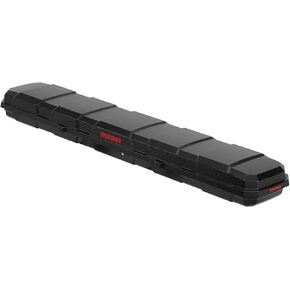 Yakima TopWater Rooftop Fishing Rod Box with Foam Pads, Rod Shields, Retention Straps, and Aerodynamic Carbonite Textured Lid, Black