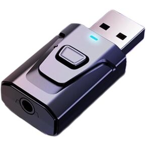 USB Bluetooth Transmitter for TV with Clear Sound Quality Plug and Play Stable, 5.0 Bluetooth Adapter for TV/Car/PC Audio Adapter