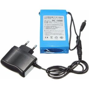 DC12V DC-12680 battery 6800mAh DC 12680 Super Polymer Rechargeable Lithium-ion Battery Pack 2A for Aviation Models DVDs CCTV MP3 Players Power Bank with Charger