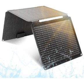 35w Solar Charger Fast Charging Cell Phone Battery Charger Portable Generator for Camping Waterproof Dustproof Battery Pack Charger Portable