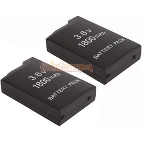 2X New 3.6V 1800mah Rechargeable Battery for Sony PSP-110 PSP-1001 PSP 1000 US