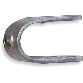 Clamp-On Crossover Pipe Fitting, 1 in Nominal Pipe Size, 1.32 in Dia, Cast Iron, Over 50,000 Lb Tensile Strength
