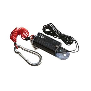 Fastway 80-00-2040 – Zip 4' Coiled Breakaway Cable with Switch – Universal Fit for Electric Brake Systems – UV-Resistant Coating – Easy Installation – Free Limited Warranty Included