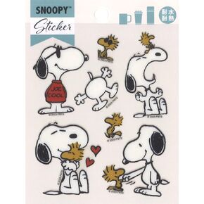 S & C Corporation Snoopy PKS295 Heat and Water Resistant Sticker Woodstock