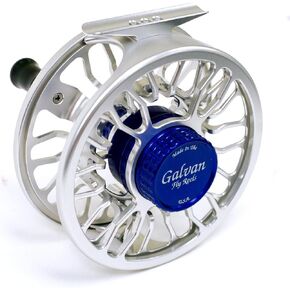 Grip 8 Fly Reel, Clear/Blue