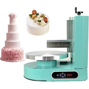 Automatic Cake Cream Spreading Machine, Electrical Rotating Adjustable Cake Edge Surface Scraper Spreading Machine~/