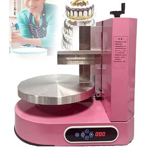 Automatic Cake Cream Spreading Machine, Electric Birthday Cake Cream Spreading Machine, Coating Smoothing Machine~/