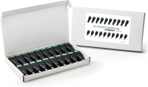 CHANZON 10Pcs Male and Female 5.5mm x 2.1mm 12V DC Power Jack Connector 24V Socket for Led Light Strip CCTV Security Camera Cable Wire Ends Plug Barrel Adapter in Saudi Arabia