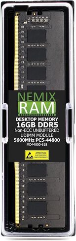 NEMIX RAM 192GB (4X48GB) DDR5 5600MHZ PC5-44800 2Rx8 1.1V CL46 288-PIN Non-ECC Unbuffered UDIMM Desktop PC Memory KIT Compatible with GIGABYTE X870E AORUS PRO ICEMotherboard in Saudi Arabia