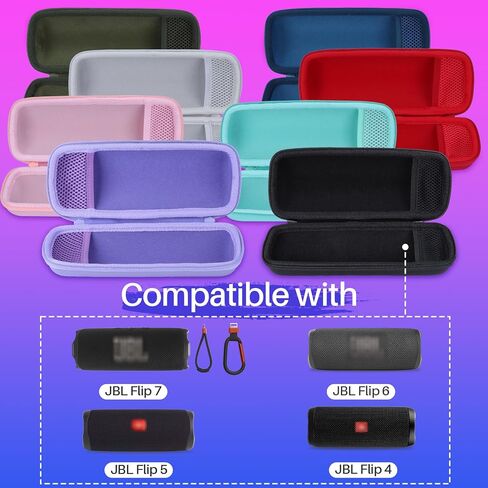 حالة صلبة متوافقة مع JBL Flip 7 6 5 4 مكبر صوت محمول مقاوم للماء (العلبة السوداء) in Kuwait