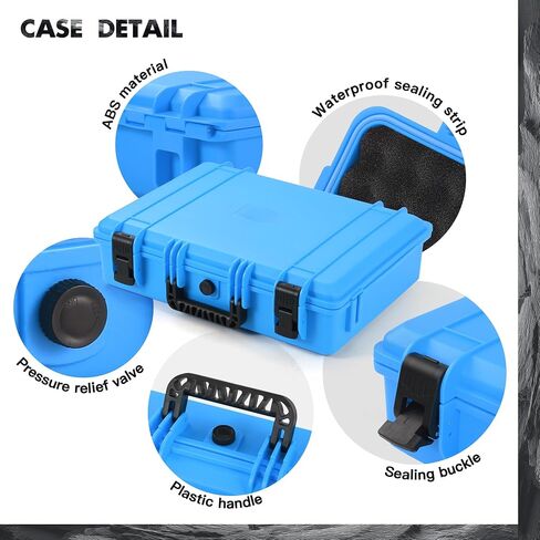 Starlink Mini Case, IP67 Waterproof Hard Travel Case for Starlink Mini Dish Kit & Accessories, Precision Cut Foam Protective Storage with Lock, Outdoor Camping Portable Design (Blue) in Saudi Arabia
