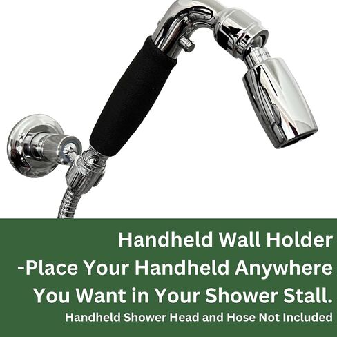High Sierra Showerheads® - All Metal Wall Holder for Handheld Shower Heads - Chrome Finish in Kuwait