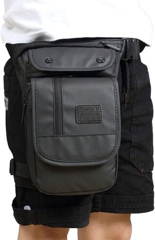 Hebetag Oxford Hiking Waist Pack Motorcycle Drop Leg Bag for Men Women Bike Riding Cycling Tactical Thigh Fanny Pouch Outdoor Travel Fishing Camping Casual Daypack in Saudi Arabia
