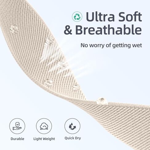 Maledan Elastic Bands Compatible with Fitbit Charge 6/Charge 5 Band Women Men, Waterproof Stretchy Nylon Bracelet Loops Strap Replacement Bands for Fitbit Charge 5/Charge 6 Fitness Tracker Accessories in Saudi Arabia