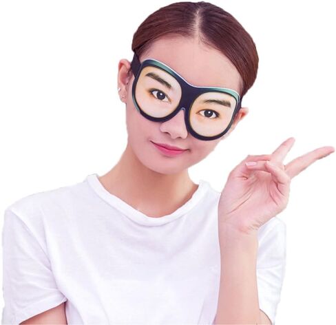 Sinrier.EP ظل العيون المضحك، قناع النوم للنوم - أفضل مساعد للنوم أثناء السفر، ظل العيون للرجال والنساء والأطفال in Kuwait